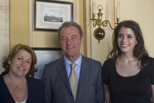 Corinne Mentzelopoulos, Paul Pontallier, Alexandra Mentzelopoulos, Château Margaux